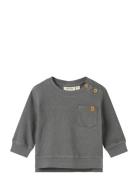Lil'Atelier Nbmdias Lum Ls Sweat Lil Grå