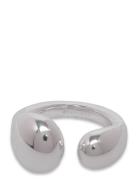 Syster P Bolded Drops Ring Silver Silver