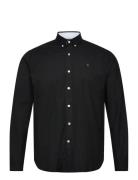 Clean Cut Copenhagen Oxford Stretch Plain L/S Svart