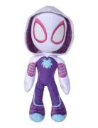 Simba Leksaker Marvel Ghost Spider Plush With Gid Eyes Lila