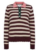 Nümph Nuciara Riette Stripe Pullover Brun