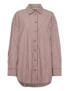 Monki Over D Shirt Burgundy