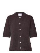 Noella Kae Ss Knit Cardigan Brun