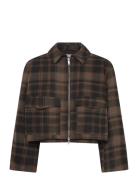 Monki Zip Jacket Brun