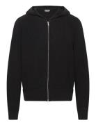 Weekday Boxy Knitted Hoodie Svart