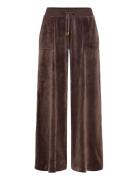 Juicy Couture Yuka Wide Leg Trackpant Gold Brun