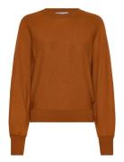 Minus Msdana Bat Sleeve Knit Pullover Brun