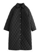 Lindex Vattert Kåpe Svart