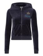 Juicy Couture Her Majesty Robyn Hoodie Marinblå
