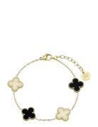 Bud To Rose Clover Bracelet Mix/Gold Guld