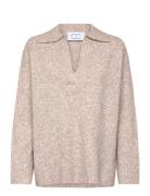 Coster Copenhagen Cc Heart Emerie Polo Sweater Beige
