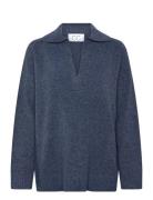 Coster Copenhagen Cc Heart Emerie Polo Sweater Blå