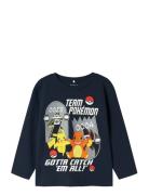 Name It Nmmstern Pokemon Ls Nreg Top Sky Marinblå