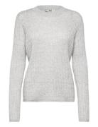 Rosemunde Rwsofia Ls Wool Pointelle Crew Knit Grå
