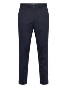 Scotch & Soda Irving - Yarn-Dyed Slim Tapered Tailored Chino Marinblå