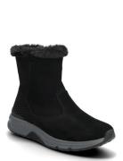Gabor Rollingsoft Mid Boot, Warmlining Svart