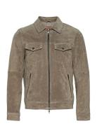 Jofama Ben Suede Shirt Jacket Beige