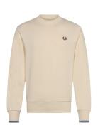 Fred Perry Crew Neck Sweatshirt Kräm
