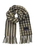 Copenhagen Studios Cph Shawl 14 Wool Mix Olive Khaki Green