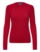 Polo Ralph Lauren Cable Wool-Cashmere Crewneck Sweater Röd