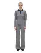 STINE GOYA 2356 Soft Rib, Long Flare Knit Pant Grå