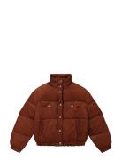 Lee Jeans Rider Puffer Jacket Brun