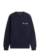 Tommy Hilfiger Small Crest Outline Crew Neck Marinblå