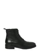 Jack & J S Jfwwentworth Leather Boot Ln Svart