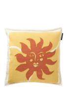 Lexington Home Summer Print/Embroidered Linen/Cotton Pillow Cover Gul