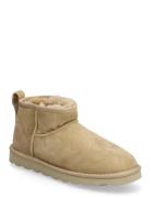 Rosemunde Rhbrisbane Shearling Short Boots Beige