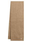 Superdry Soft Rib Knit Scarf Beige