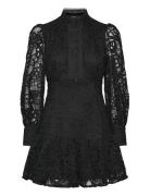 Bardot Remy Embroidered Mini Dress Svart