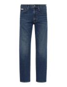 Calvin Klein Jeans Stndrd Strght Oil Slick Jean Blå