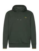 Fred Perry Tipped Hooded Sweatsh Grön
