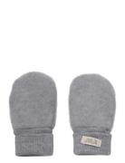 Huttelihut Mittens Wool Fleece 2-Layer Grå
