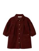 Lil'Atelier Nmfobert Loose Ls Cord Dress 4122-Hg Lil Röd