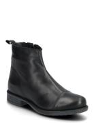 Bianco Biadanelle Ankle Boot Smooth Leather Svart