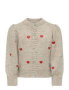 Kids Only Kmgsilla Ls O-Neck Cardigan Knt Beige