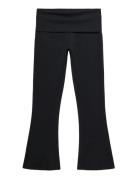 Mango Flared Leggings Svart