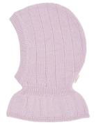 Copenhagen Colors Merino Rib Knitted Balaclava Lila