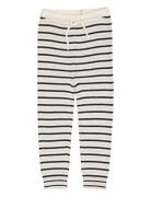 Copenhagen Colors Merino Classic Rib Leggings W. Drawstrings Kräm