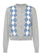 Levi's® Tara Crewneck Cardi Elgin Plac Grå