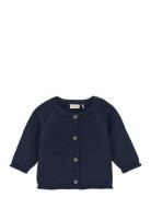 Fixoni Cardigan Knit Marinblå