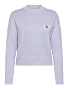 Calvin Klein Jeans Ck Embro Badge Sweater Blå