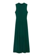 Mango Godet Dress With A Perkins Collar Grön