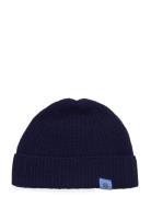 Mos Mosh Gallery Mmgseaman Knit Beanie Marinblå