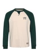 Superdry Vintage Athletic Baseball Top Kräm