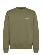 HAN Kjøbenhavn Regular Crewneck Khaki Green