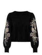 ONLY Onlmagnolia Ls Detail Pullover Knt Svart