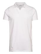 Lindbergh Stretch Polo Shirt S/S Vit